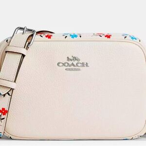 Coach bag! brand New with tags. White with red/blue flowers